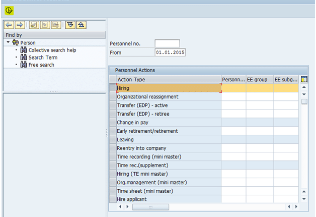 Create Employee Master Record in Create Sales Order
