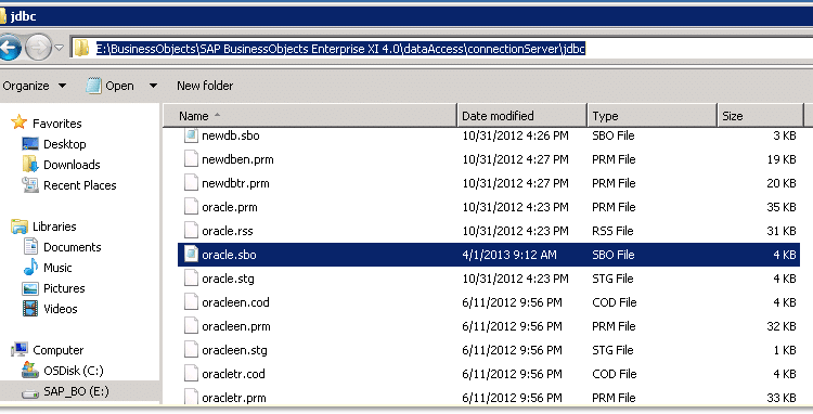 SAP Business Objects XI 3.X installation with oracle 10g database