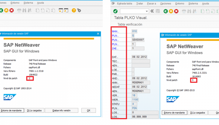 SAP GUI latest patch