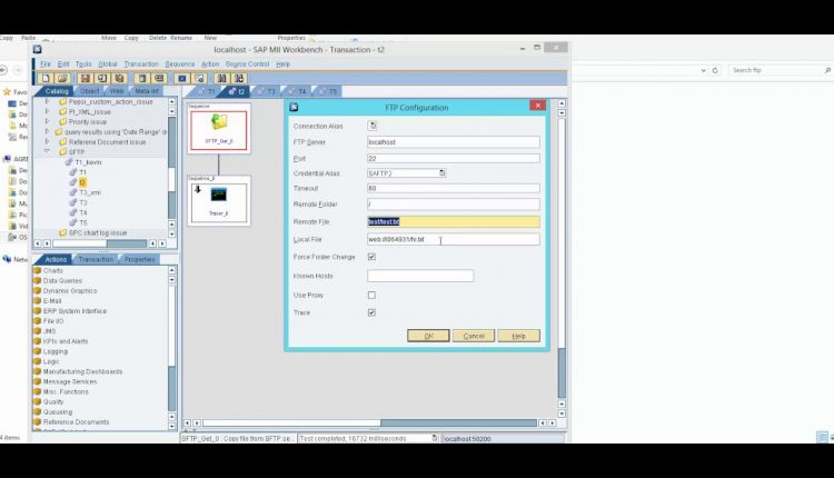 SAP MII – SFTP Action block feature video blog